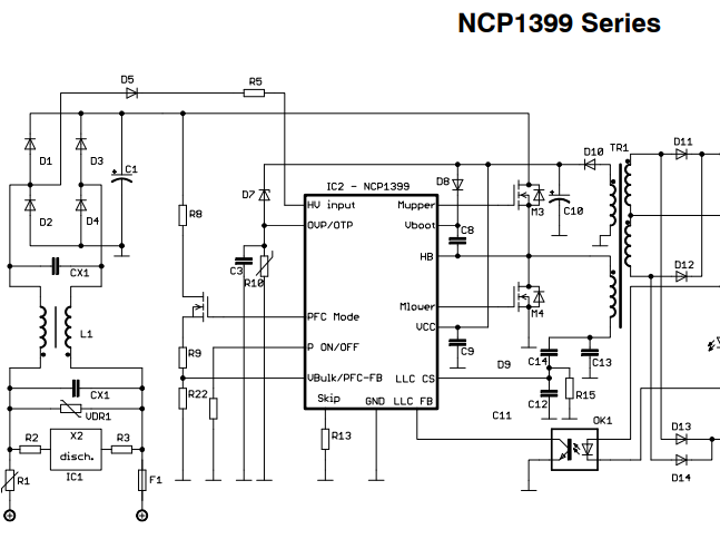 NCP1399 series (ec)