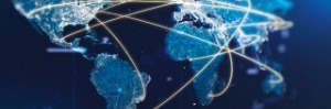 Global communication network; world map; 世界地圖; 進入全球; 全球市場; 全球連結