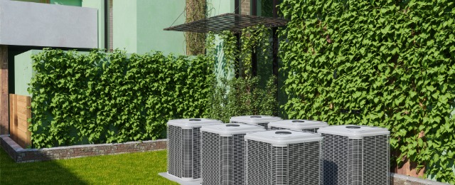 air conditioner outdoor; 空調設備
