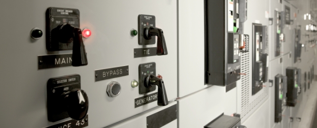 Laboratory with circuit breaker controls