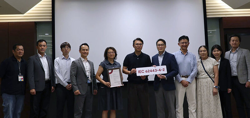 研華科技獲頒 IEC 62443 認證